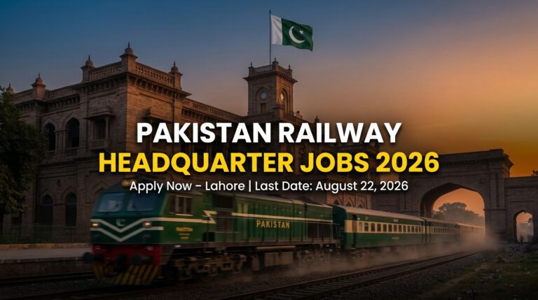 Pakistan Railway Headquarter Jobs 2026